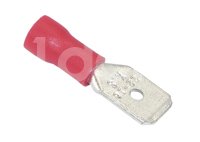 TERMINAL MACHO CON AISLANTE ROJA M-250RC