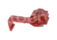 TERMINAL ROJO CONECTOR EMPALME CALIBRE 22-18 10A 8