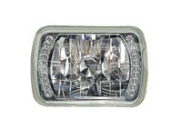 UNIDAD HALOGENO H6052 7" 24 LED 12V BLANCO EN-USS6052LED-B IMPORTACION