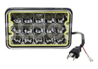 UNIDAD 4652/4656 15 LEDS 6 1/2" ARO BLANCO FA-5045A-5B IMPORTACION