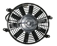 MOTOVENTILADOR RADIADOR ELECTRICO UNIVERSAL 14" (GIRO DERECHO ) 12V COMPLETO IMPORTACION