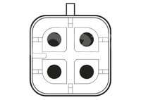 BOBINA CHRYSLER TOWN & COUNTRY 3.8L 1994-2007, VOYAGER 3.3L 2000-2003. STANDARD: UF412, WELLS: C1442 BOSCH
