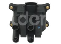 BOBINA FORD K FIESTA, CONTOUR, FOCUS, MONDEO 4 CIL 2001-2008, ECOSPORT, RANGER 1999->. STANDARD: FD497, WELLS: C1341, HELLA: 3-005, BERU: ZS350BM, MTE THOMSON: 7995, ECHLIN: IC25 MTE-THOMSON