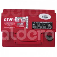 BATERIA LTH. L-42R-500. APLICACION: FORD TOPAZ (84-96), COUGAR V6, THUNDERBIRD V6, GHIA (84-96). NO. PLACAS: 12 LTH