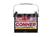 BATERIA AUTOMOTRIZ GONHER TIPO G-24R
VOLTAJE: 12V,