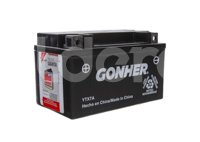 BATERIA MOTO AGM (LIBRE DE MANTENIMIENTO) GONHER YTX7A
VOLTAJE: 12V, CCA A -18°C: 90AMPER, AMPERES/HORA: 6AH, TIPO TERMINAL: A
DIMENSIONES: LARGO: 150MM, ANCHO: 87MM, ALTO: 93MM, PESO: 2.52KG, POLARIDAD POSTES: +/- GONHER