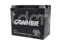 BATERIA MOTO AGM (LIBRE DE MANTENIMIENTO) GONHER GTX12
VOLTAJE: 12V, CCA A -18°C: 190AMPER, AMPERES/HORA: 10AH, TIPO TERMINAL: -
DIMENSIONES: LARGO: 150MM, ANCHO: 87MM, ALTO: 130MM, PESO: 4.25KG, POLARIDAD POSTES: +/- GONHER