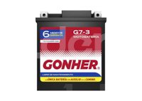 BATERIA MOTO AGM (LIBRE DE MANTENIMIENTO) GONHER G7-3
VOLTAJE: 12V, CCA A -18°C: 85AMPER, AMPERES/HORA: 6AH, TIPO TERMINAL: A
DIMENSIONES: LARGO: 113MM, ANCHO: 70MM, ALTO: 130MM, PESO: 2.31KG, POLARIDAD POSTES: -/+ GONHER