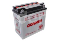 BATERIA MOTO CONVENCIONAL GONHER 12N7-3B
VOLTAJE: 12V, CCA A -18°C: 80AMPER, AMPERES/HORA: 8AH, TIPO TERMINAL: B
DIMENSIONES: LARGO: 135MM, ANCHO: 75MM, ALTO: 133MM, PESO CON ELECTROLITO: 2.86KG, PESO SIN ELECTROLITO: 2.10KG POLARIDAD POSTES: -/+ GONHER