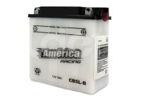 BATERIA MOTO 12V AMERICA RACING CB5L-B 5 AMPERES, 120 MM LARGO,  60MM ANCHO, 130 MM ALTO AMERICA