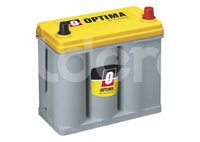 BATERIA GEL OPTIMA AMARILLA 12V 420A D51R-420, 
CAPACIDAD DE ARRANQUE EN FRIO: 420A, CAPACIDAD ARRANQUE: 575A, CAPACIDAD DE RESERVA: 66 MINUTOS, CAPACIDAD: 38 MINUTOS, RESISTENCIA INTERNA: 0.0046 OHMS, TIPO POSTE: SAE, PESO: 11.8KG, ANCHO: 128MM, LARGO: 235MM, ALTO: 226MM, , MATERIAL: POLIPROPILENO, COLOR CAJA: GRIS CLARO, COLOR DE TAPA: YELLOWTOP OPTIMA