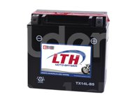 BATERIA MOTOCICLETA LTH TX14L-BS, AMPERES/HORA (AH): 12AH, VOLTAJE: 12V, CCA: 200A, LARGO: 150MM, ALTO: 146MM, ANCHO: 87MM, PESO HUMEDO: 4.36KG, TIPO: AGM LTH