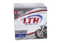 BATERIA MOTOCICLETA LTH TX14L-BS, AMPERES/HORA (AH): 12AH, VOLTAJE: 12V, CCA: 200A, LARGO: 150MM, ALTO: 146MM, ANCHO: 87MM, PESO HUMEDO: 4.36KG, TIPO: AGM LTH