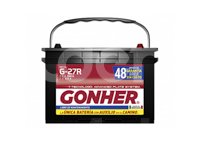 BATERIA AUTOMOTRIZ GONHER TIPO G-27R
VOLTAJE: 12V, CAPACIDAD DE ARRANQUE EN FRIO -18°C (CCA): 540A, CAPACIDAD DE RESERVA A 27°C (RC): 110 MINUTOS, CAPACIDAD DE ARRANQUE A 0°C (CA): 675A, CAPACIDAD AMPER-HORA: 70AH, COMPOSICION OPERATIVA: PLOMO-ACIDO / (PbCa+, PbCa-), USO: S.L.I. (ARRANQUE, LUCES, IGNICION), APLICACION: SERVICIO AUTOMOTRIZ, DIMENSIONES: LARGO: 30.0CM, ANCHO: 17.1CM, ALTO: 22.6CM, PESO: 20.15KG, POLARIDAD: (-) / (+)
CHRYSLER LEBARON 1982-78 V8-5.9L GONHER
