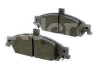 BALATA DELANTERA CHEVROLET MALIBU, GRAND AM 3.1L V6 97-04. BOSCH: F03B1500528HG, NO. CORTO BOSCH: BA 0727, FMSI: 7594-D727 (BALATA SEMI METALICA) BOSCH