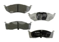 BALATA DELANTERA CHRYSLER NEON 99-05, VOYAGER, TOWN&COUNTRY 96-01. BOSCH: F03B1502458HG, NO. CORTO BOSCH: BA 0591, FMSI: 7470A-D591 (BALATA SEMI METALICA) BOSCH
