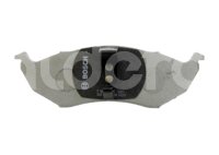 BALATA DELANTERA CHRYSLER NEON 99-05, VOYAGER, TOWN&COUNTRY 96-01. BOSCH: F03B1502458HG, NO. CORTO BOSCH: BA 0591, FMSI: 7470A-D591 (BALATA SEMI METALICA) BOSCH