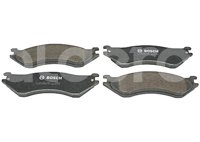 BALATA DELANTERA CHRYSLER RAM 1500 WAGON 1500, 2500 98-02. BOSCH: F03B1502808HG, NO. CORTO BOSCH: BA 0758, FMSI: 7627-D758 (BALATA SEMI METALICA) BOSCH