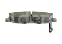 BALATA DELANTERA HONDA ACCORD 96-02, CIVIC 1.7L 16V 03-05. BOSCH: F03B1500098HG, NO. CORTO BOSCH: BA 0465, FMSI: 7345-D465 (BALATA SEMI METALICA) BOSCH