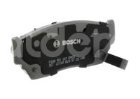 BALATA DELANTERA NISSAN TSURU II, III 91-10; TSUBAME 93-04. BOSCH: F03B1502378HG, NO. CORTO BOSCH: BA 0510, FMSI: 7389-D510 (BALATA SEMI METALICA) BOSCH