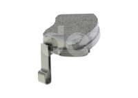 BALATA DELANTERA NISSAN TSURU II, III 91-10; TSUBAME 93-04. BOSCH: F03B1502378HG, NO. CORTO BOSCH: BA 0510, FMSI: 7389-D510 (BALATA SEMI METALICA) BOSCH
