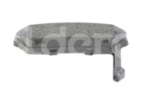 BALATA DELANTERA NISSAN TSURU II, III 91-10; TSUBAME 93-04. BOSCH: F03B1502378HG, NO. CORTO BOSCH: BA 0510, FMSI: 7389-D510 (BALATA SEMI METALICA) BOSCH