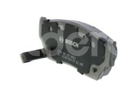BALATA DELANTERA NISSAN TSURU II, III 91-10; TSUBAME 93-04. BOSCH: F03B1502378HG, NO. CORTO BOSCH: BA 0510, FMSI: 7389-D510 (BALATA SEMI METALICA) BOSCH