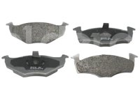 BALATA DELANTERA VW DERBY, GOL, IBIZA, CORDOBA 01-02. BOSCH: F03A1500628HG, NO. CORTO BOSCH: BA 0694, FMSI: 7569-D694 (BALATA SEMI METALICA) BOSCH
