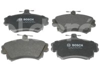 BALATA DELANTERA VOLVO S40, V40 99-04, SMART FORFOUR 05-09. BOSCH: F03B1502958HG, NO. CORTO BOSCH: BA 0837, FMSI: 7712-D837 (BALATA SEMI METALICA) BOSCH