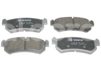 BALATA TRASERA CHEVROLET OPTRA 2.0L AT, MT 06-09. BOSCH: F03B1501388HG, NO. CORTO BOSCH: BA 1036, FMSI: 7939-D1036 (BALATA SEMI METALICA) BOSCH