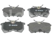 BALATA TRASERA FORD FOCUS SVT 2002-2004, FIESTA STANDARD 2008 2.0PL. BOSCH: F03B1503088HG, NO. CORTO BOSCH: BA 0886, FMSI: 7763-D886 (BALATA SEMI METALICA) BOSCH