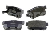 BALATA TRASERA HONDA ACCORD 96-07, CIVIC 01-10, CRV 02-04. BOSCH: F03B1500188HG, NO. CORTO BOSCH: BA 0537, FMSI: 7418-D537 (BALATA SEMI METALICA) BOSCH