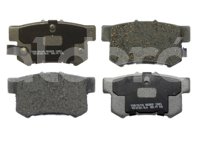 BALATA TRASERA HONDA ACCORD 96-07, CIVIC 01-10, CRV 02-04. BOSCH: F03B1500188HG, NO. CORTO BOSCH: BA 0537, FMSI: 7418-D537 (BALATA SEMI METALICA) BOSCH