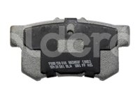 BALATA TRASERA HONDA ACCORD 96-07, CIVIC 01-10, CRV 02-04. BOSCH: F03B1500188HG, NO. CORTO BOSCH: BA 0537, FMSI: 7418-D537 (BALATA SEMI METALICA) BOSCH