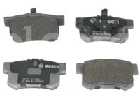 BALATA TRASERA HONDA CRV EX, EXL, VLX VTEC 2.4L 16V 05-10. BOSCH: F03B1501488HG, NO. CORTO BOSCH: BA 1086, FMSI: 7418-D1086 (BALATA SEMI METALICA) BOSCH