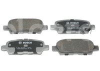 BALATA TRASERA NISSAN ALTIMA, MAXIMA, MURANO, XTRAIL 02-10. BOSCH: F03B1500998HG, NO. CORTO BOSCH: BA 0905, FMSI: 7784-D905 (BALATA SEMI METALICA) BOSCH