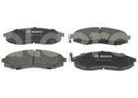 BALATA TRASERA VOLVO S40, V40 99-04, SMART FOUR 4 05-09. BOSCH: F03B1502968HG, NO. CORTO BOSCH: BA 0838, FMSI: 7713-D838 (BALATA SEMI METALICA) BOSCH