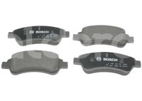 BALATA DELANTERA PEUGEOT 206 03->, GRAND RAID, PARTNER 05->. BOSCH: F03A1500258HF, NO. CORTO BOSCH: BA 1213, FMSI: 8333-D1213 (BALATA SEMI METALICA) BOSCH