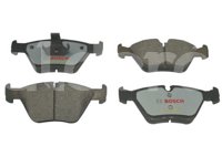 BALATA DELANTERA BMW 125, 130, 325, 330, 525, 528, M3, X3, Z4. BOSCH: F03B0500928HK, NO. CORTO BOSCH: BN 0946, FMSI: 7592-D946 (BALATA CERAMICA) BOSCH