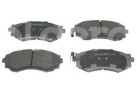 BALATA DELANTERA NISSAN SENTRA 1.6L, 1.8L, 2.0L 16V 00-06. BOSCH: F03B1502338HG, NO. CORTO BOSCH: BA 0485, FMSI: 7342-D485 (BALATA SEMI METALICA) BOSCH
