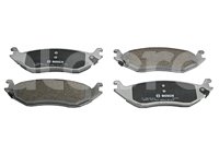 BALATA DELANTERA Y TRASERA CHRYSLER DODGE RAM 1500 04-05. BOSCH: F03B1503138HG, NO. CORTO BOSCH: BA 0898, FMSI: 7775-D898 (BALATA SEMI METALICA) BOSCH