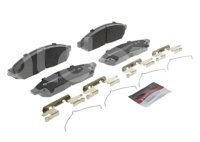BALATA BREMBO NISSAN FRONTIER 2005-2019, PATHFINDER 2005-2012, XTERRA 2005-2015; INFORMACION TECNICA: ANCHURA: 164MM, ESPESOR: 16MM, ALTURA: 54MM, SISTEMA DE FRENOS: TOKICO, INDICADOR DE DESGASTE: ACUSTICO, ACCESORIOS: CON PLACA ANTIRRUIDO, EJE: DELANTERO, FORMULA: NAO, WVA: 24227, 24228, FMSI: 8200-D1094, BREMBO: P56059N BREMBO