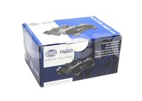 BALATA BAJOS METALES DELANTERA VOLKSWAGEN BORA 06-10, JETTA MK6, BEETLE 06-07, PASSAT 06-10, SEAT ALTEA 05-07, TOLEDO 06, AUDI A3 04-08,  (DEL.) (C/SENSOR) .No. Hella Pagid: 355010581 .No. Comercial: T1376 PAGID