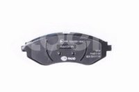 BALATA BAJOS METALES DELANTERA CHEVROLET AVEO 11- (DEL.) .No. Hella Pagid: 355017351 .No. Comercial: T3137 PAGID