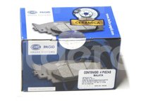 BALATA CERAMIC TRASERA TOYOTA CAMRY 07-10 (3.0L), CAMRY 07-10 (3.5L), MATRIX MT 09, RAV-4 06-09  (TRASERA ) 355028441 PAGID