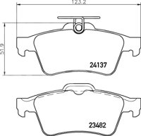 BALATA CERAMIC DELANTERA  PONTIAC SOLSTICE 06-10,