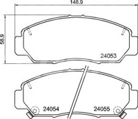 BALATA CERAMIC DELANTERA HONDA ACCORD 08 - , (DELA