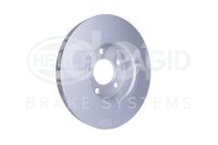 DISCO VENTILADO PROFESIONAL DELANTERO RENAULT TRAFIC 1.9L T 08-13, DEL. JUEGO 2 PIEZAS,  8DD355108951, 54160PRO PAGID