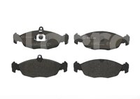 BALATA BREMBO CHEVROLET CHEVY 1994-2012, CHEVY MONZA 2003; INFORMACION TECNICA: ANCHURA: 140-141MM, ESPESOR: 17MM, ALTURA: 48MM, SISTEMA DE FRENOS: TEVES, INDICADOR DE DESGASTE: PREPARADO, ACCESORIOS: CON ACCESORIOS, CON PLACA ANTIRRUIDO, CON CLIP DE PISTON, EJE: DELANTERO Y TRASERO, FORMULA: LOW-MET, WVA: 20547, 21353, FMSI: 7563-D688, 8250-D1139, BREMBO: P59011 BREMBO
