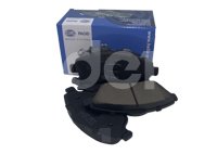 BALATA HELLA CHEVROLET CORSA 2002-2008, TORNADO 2004-2020, EJE: DELANTERO, FORMULA: LOW METAL (BAJOS METALES), ANCHO: 131.5MM, ALTURA 1: 51.4MM, ALTURA 2: 55.4MM, ESPESOR: 17MM, PESO: 1.3KG, CON AVISADOR ACUSTICO DE DESGASTE, CON ACCESORIOS, CON TORNILLOS PINZA FRENO, NUMERO DE INDICADORES DE DESGASTE (POR EJE): 4, SISTEMA DE FRENOS: LUCAS, NUMERO DE USO: 23225, 23226, FMSI: 8290-D1176, HELLA: T5128MX, 8DB355045-371, 355045371 HELLA